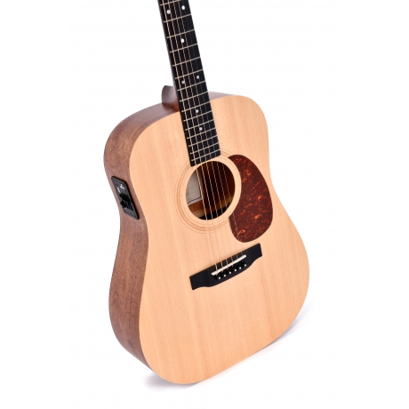 Sigma DSME Dreadnought Short Scale Elektro Akustik Gitar (Natural)<br>Fotoğraf: 2/4