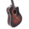 Sigma DTC-1E-SB Cutaway Elektro Akustik Gitar (Sunburst)<br>Fotoğraf: 2/4