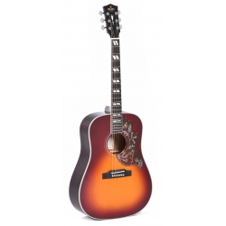 Sigma SDM-SG5 Dreadnought Elektro Akustik Gitar (Autumn Burst)