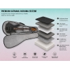 Solid Case Bas Gitar Premium Gigbag (Siyah-Gri), Fotoğraf: 4/4