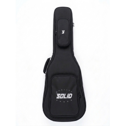 Solid Case Elektro Gitar  Premium Gigbag (Siyah-Gri)