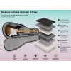 Solid Case Elektro Gitar Premium Gigbag (Siyah-Gri), Fotoğraf: 5/5