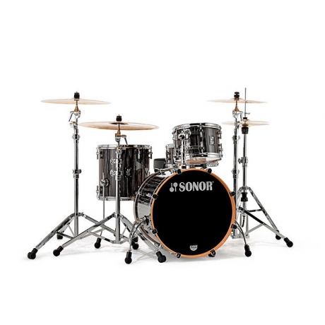 Sonor 20" ProLite Serisi 4 Parça Akustik Davul Seti (Ebony White