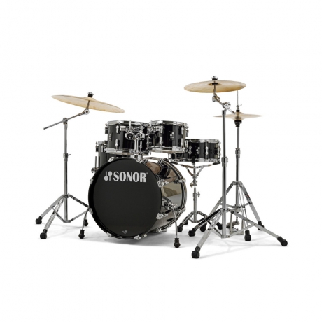Sonor AQ1 Studio Akustik Davul Set (Piano Black)<br>Fotoğraf: 1/10