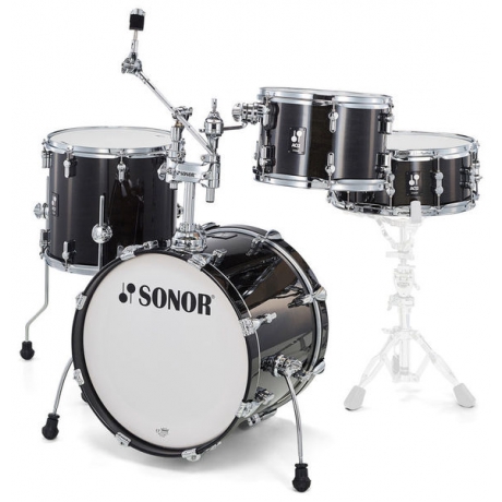 Sonor AQ2 Bop Set Akustik Davul (Transparent Satin Black)<br>Fotoğraf: 2/10