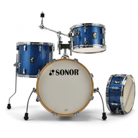 Sonor AQX Jazz 4-Parça Akustik Davul Seti (Blue Ocean Sparkle)<br>Fotoğraf: 1/1