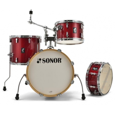 Sonor AQX Jazz 4-Parça Akustik Davul Seti (Red Moon Sparkle)<br>Fotoğraf: 1/1
