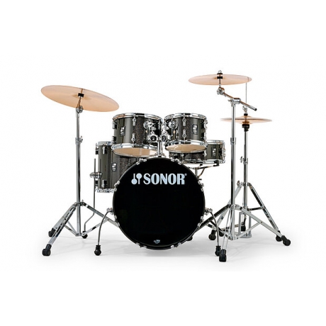 Sonor AQX Studio 20" Akustik Davul Seti (Black Midnight Sparkle)<br>Fotoğraf: 3/3