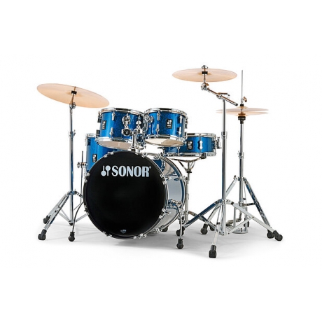 Sonor AQX Studio 20" Akustik Davul Seti (Blue Ocean Sparkle)<br>Fotoğraf: 1/3