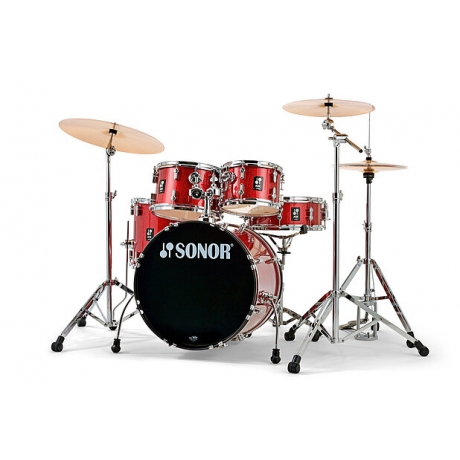 Sonor AQX Studio 20" Akustik Davul Seti (Red Moon Sparkle)