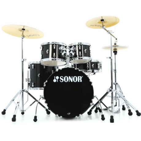 Sonor AQX Studio 5-Parça Akustik Davul Seti (Black Midnight Sparkle)<br>Fotoğraf: 1/1