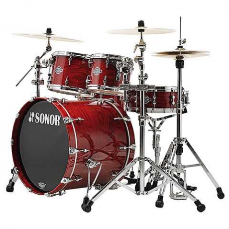 Sonor Ascent Studio 11 Set Coral Red Akustik Davul<br>Fotoğraf: 1/2