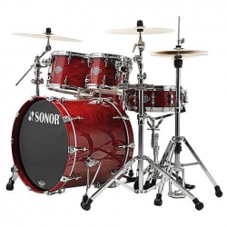 Sonor Ascent Studio 11 Set Coral Red Akustik Davul