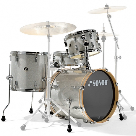 Sonor Bop SSE12 Special Edition Silver Galaxy Sparkle Davul Seti<br>Fotoğraf: 2/2