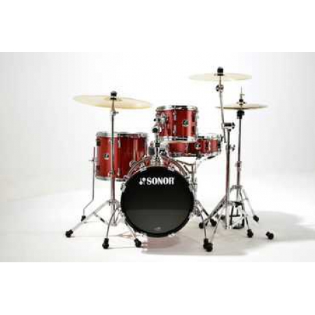 Sonor Safari SSE12 Special Edition Red Galaxy Sparkle Davul Seti<br>Fotoğraf: 2/4