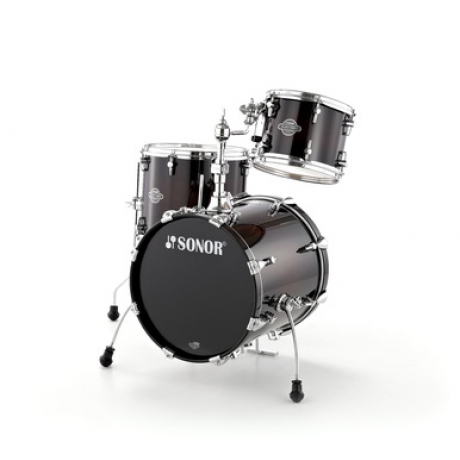 Sonor SEF 11 Jungle Set WM 13008 Smooth Brown Burst Akustik Davul Seti<br>Fotoğraf: 1/2