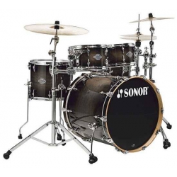 Sonor Select Force SEF 11 Studio Transparent Black Burst Akustik Davul Seti
