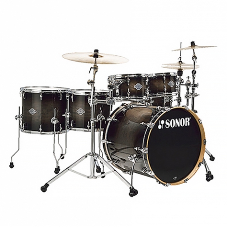 Sonor Select Force Stage 3 Transparent Black Burst Akustik Davul Seti<br>Fotoğraf: 1/1