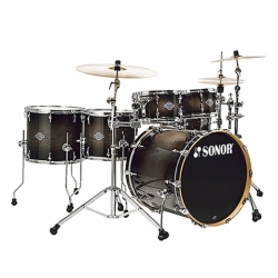 Sonor Select Force Stage 3 Transparent Black Burst Akustik Davul Seti