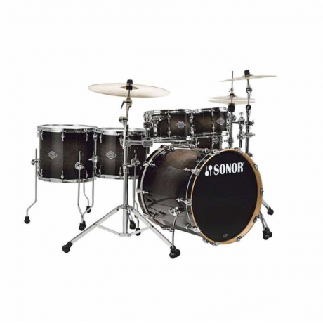 Sonor Select Force Stage S Drive SEF 11 (6 Parça) Akustik Davul Seti (Transparent Black Burst)<br>Fotoğraf: 1/1