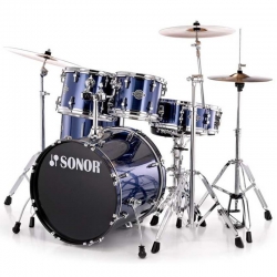 Sonor Smart Force SMF 11 Combo Brushed Blue Akustik Davul Seti
