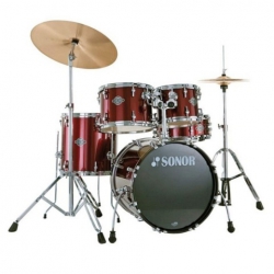 Sonor Smart Force SMF11 Combo Wine Red Akustik Davul Seti