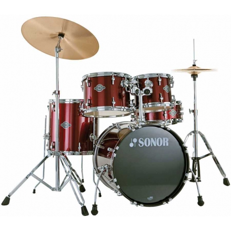 Sonor Smart Force Xtend Stage 2 SFX 11 Wine Red Akustik Davul Seti<br>Fotoğraf: 1/1