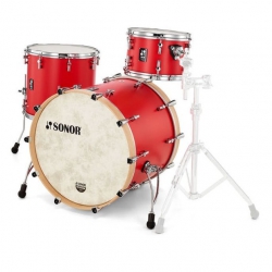 Sonor SQ1 322  Akustik Davul Seti (Hot Rod Red)