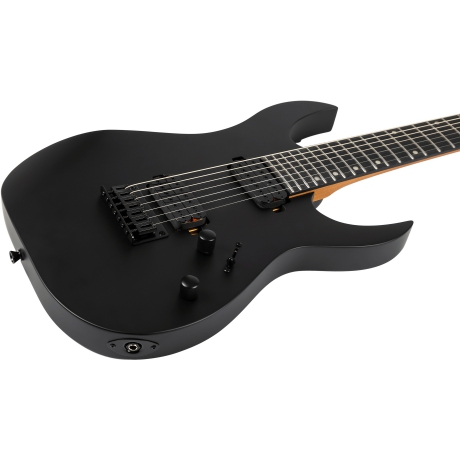 Spira S-407MBK 7 Telli Elektro Gitar (Mat Siyah)<br>Fotoğraf: 3/7