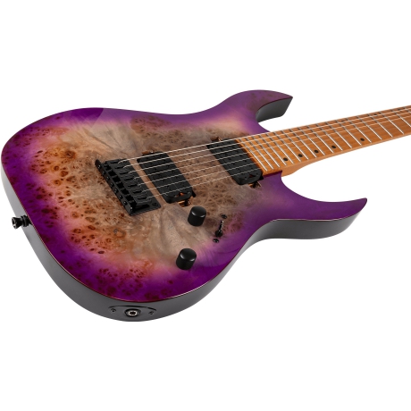 Spira S-457 TPP 7 Telli Elektro Gitar (Trans Purple)<br>Fotoğraf: 3/7