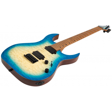Spira S-500 QAB Elektro Gitar (Trans Aqua Blue)<br>Fotoğraf: 4/8