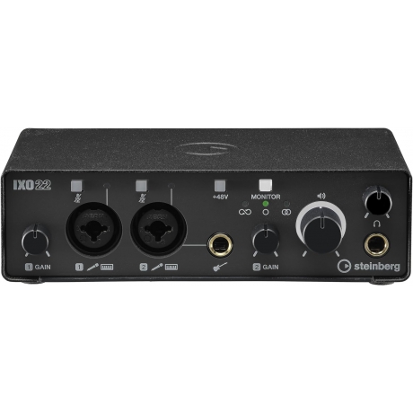 Steinberg IXO22 2x2 USB Ses Kartı (Siyah)<br>Fotoğraf: 1/5