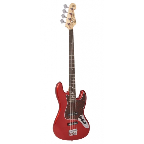 SX BD1-CAR 4 Telli Bas Gitar (Candy Apple Red)<br>Fotoğraf: 1/2