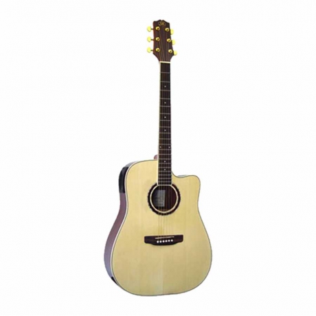 SX DG200CE+/NA Elektro Akustik Gitar (Natural)<br>Fotoğraf: 1/2