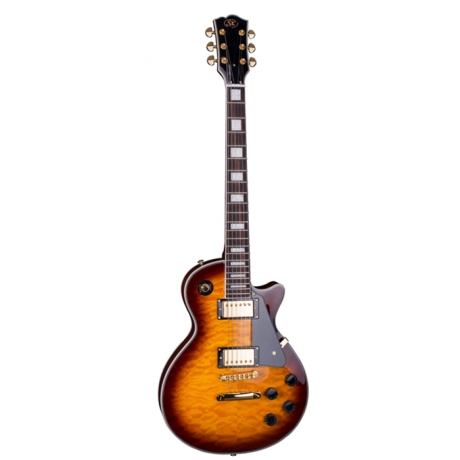 SX Les Paul Elektro Gitar (Desert Sunburst)<br>Fotoğraf: 3/3