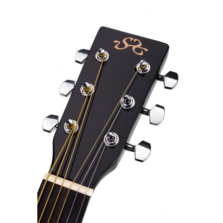 SX MD160/BK Akustik Gitar (Black)<br>Fotoğraf: 4/4