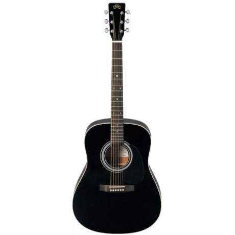 SX MD160/BK Akustik Gitar (Black)<br>Fotoğraf: 1/4