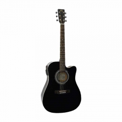 SX MD160CE/BK Elektro Akustik Gitar (Black)