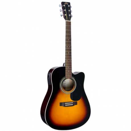 SX MD160CE/VS Elektro Akustik Gitar (Vintage Sunburst)<br>Fotoğraf: 1/1