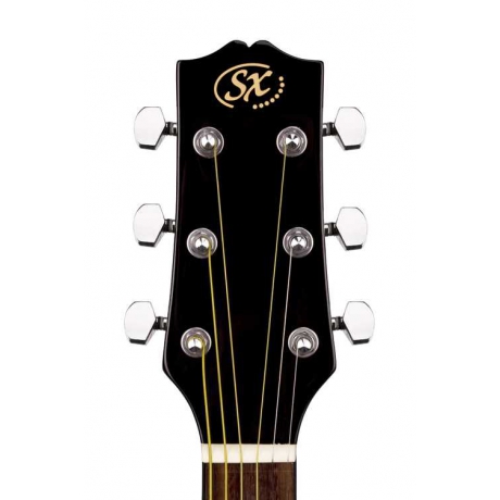 SX SA1 SK BK Dreadnought Akustik Gitar Seti<br>Fotoğraf: 4/5