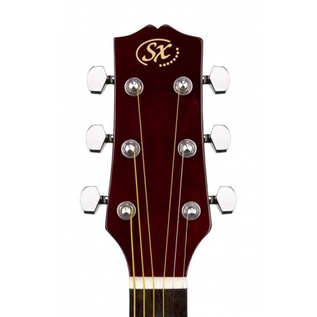 SX SA1-SK-NA Akustik Gitar Seti (Natural)<br>Fotoğraf: 5/5