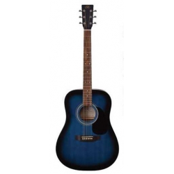 Sx SD1-BUS Akustik Gitar (Mavi)