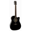 Sx SD1-CE-BK Cutaway Elektro Akustik Gitar (Black)<br>Fotoğraf: 1/1
