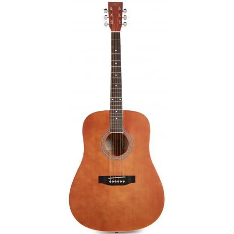 Sx SD104BR Akustik Gitar (Kahverengi)