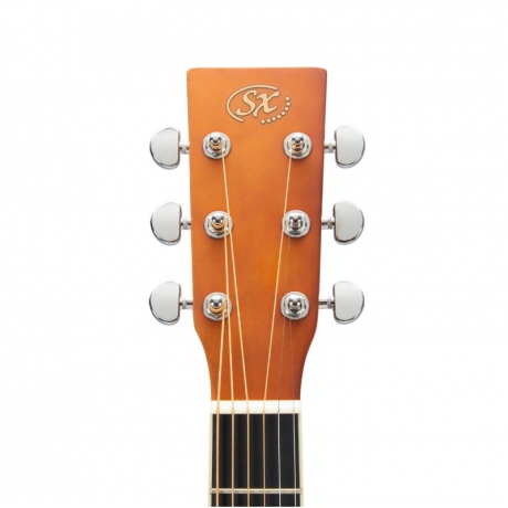 SX SD104CE Elektro Akustik Gitar (Natural)<br>Fotoğraf: 6/6
