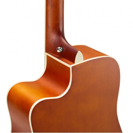 SX SD104CE Elektro Akustik Gitar (Natural)<br>Fotoğraf: 5/6