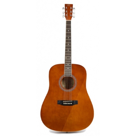 Sx SD104GBR Akustik Gitar (Parlak Kahverengi)<br>Fotoğraf: 1/1