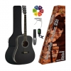 SX SD104KBK Akustik Gitar Seti (Siyah)<br>Fotoğraf: 1/7