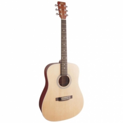 SX SD204 Dreadnought Akustik Gitar (Parlak Natural)
