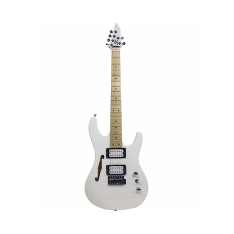 SX Se Electric Hallow Body Mini Elektro Gitar (Beyaz)<br>Fotoğraf: 1/1